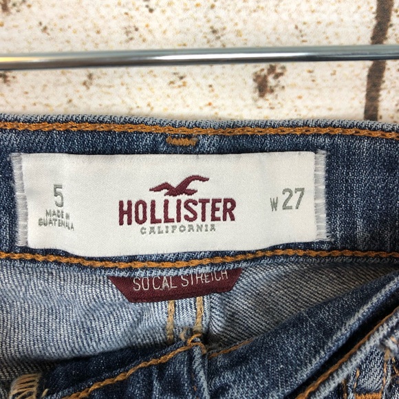 Hollister Distressed Denim Shorts - Picture 2 of 4